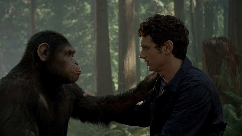 Caesar and William looking at each other