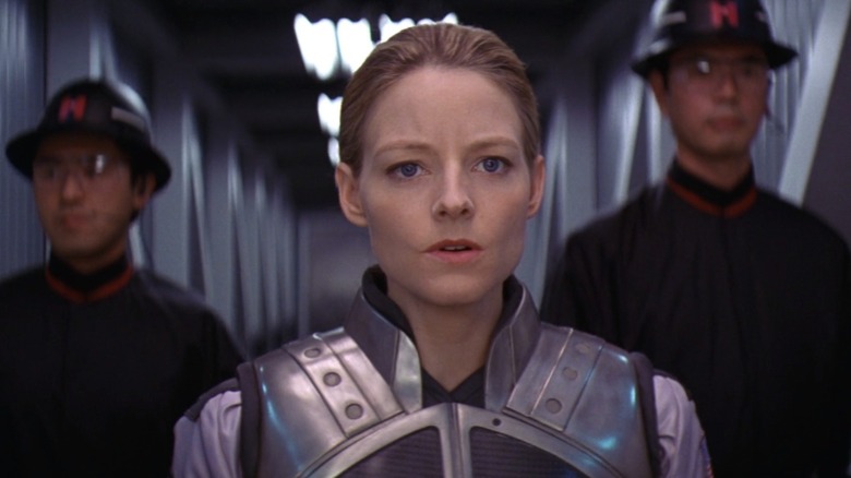 Jodie Foster in spacesuit