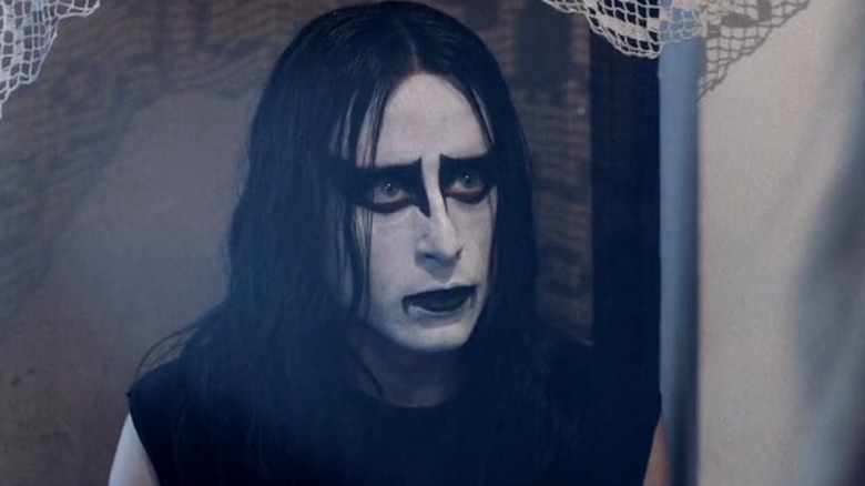 Rory Culkin goth makeup Lords of Chaos
