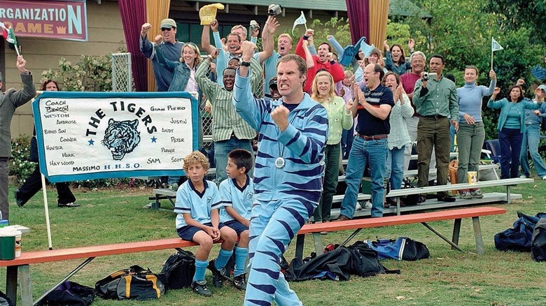 Will Ferrell air punching kicking and screaming
