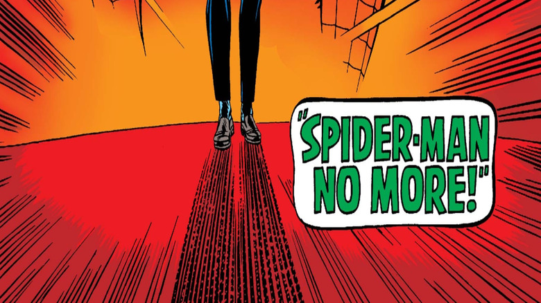 Peter Parker looking sad