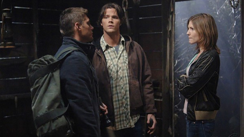 Sam, Dean, and Molly talking Supernatural