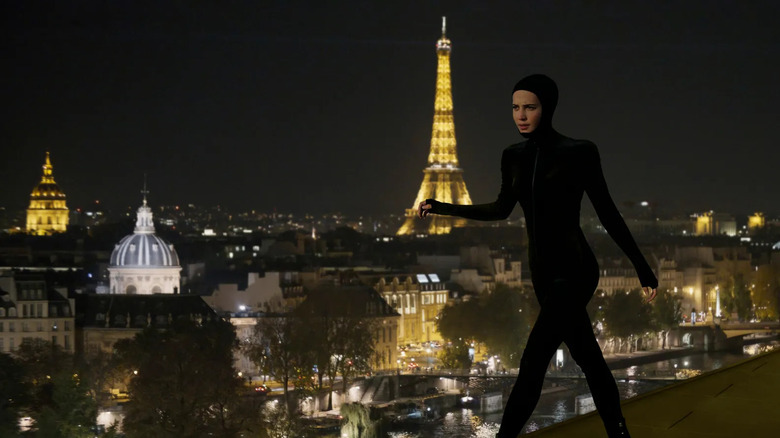 Alicia Vikander stars as a disillusioned American actress playing Irma Vep in a remake of "Les Vampires"