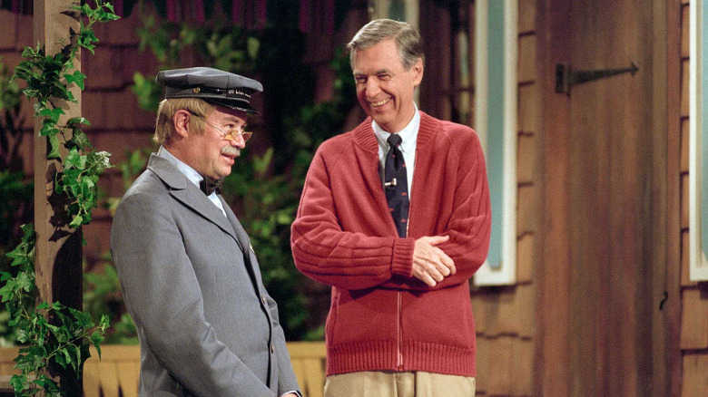 David Newell and Fred Rogers in Won't You Be My Neighbor?