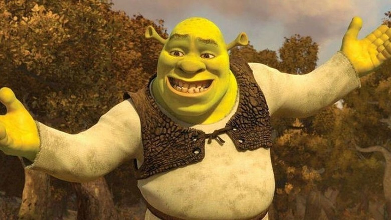 Shrek smiling