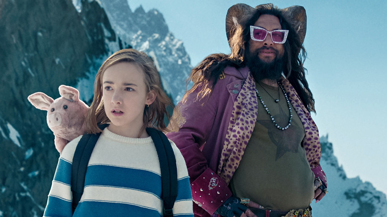 Marlow Barkley and Jason Momoa in Slumberland