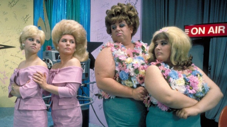 Colleen Fitzpatrick, Deborah Harry, Divine, and Ricki Lake in Hairspray