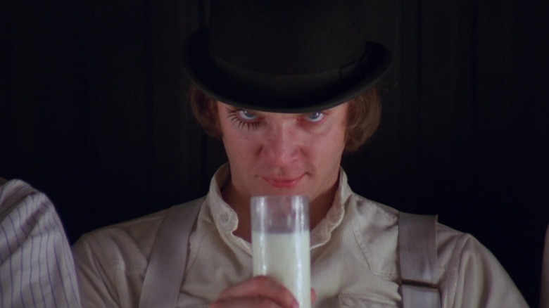 Malcolm McDowell as Alex in A Clockwork Orange