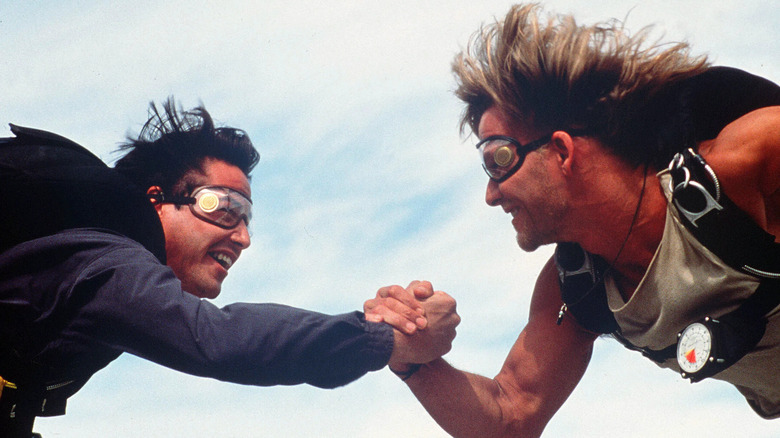 Keanu Reeves and Patrick Swayze in Point Break