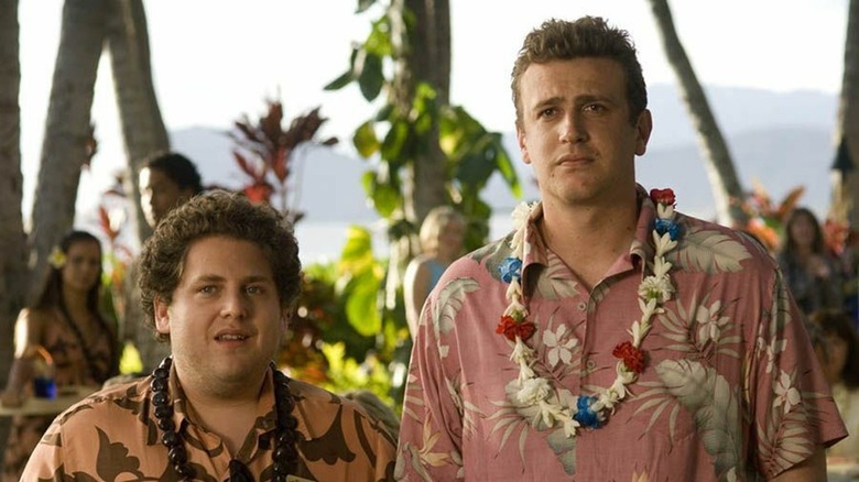 Jason Segel and Jonah Hill co-star in "Forgetting Sarah Marshall," which leaves Netflix this June