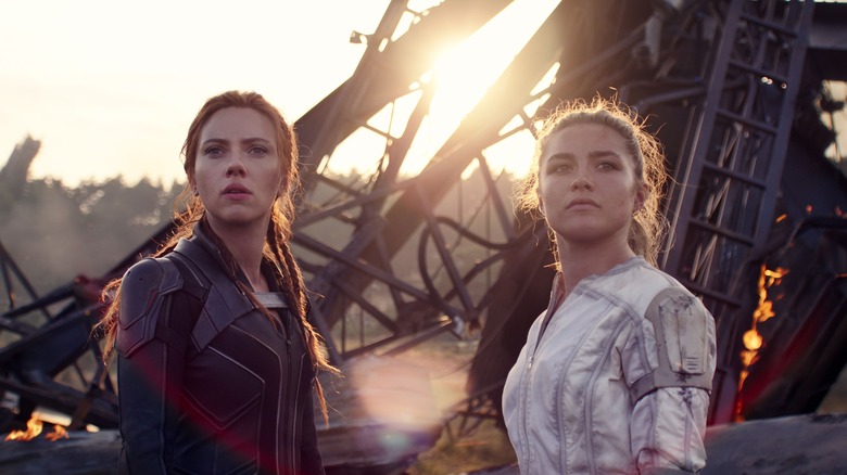 Scarlett Johansson and Florence Pugh in Black Widow