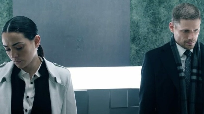 Matt Lauria and Natalie Martinez stand apart in Down