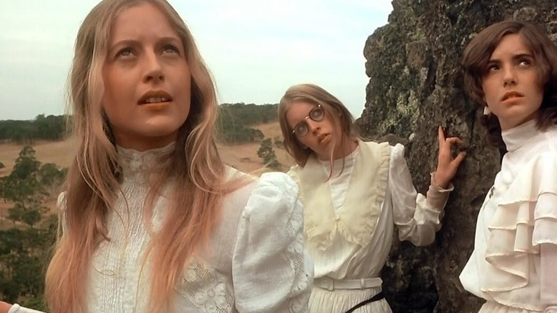 women in white dresses Picnic at Hanging Rock
