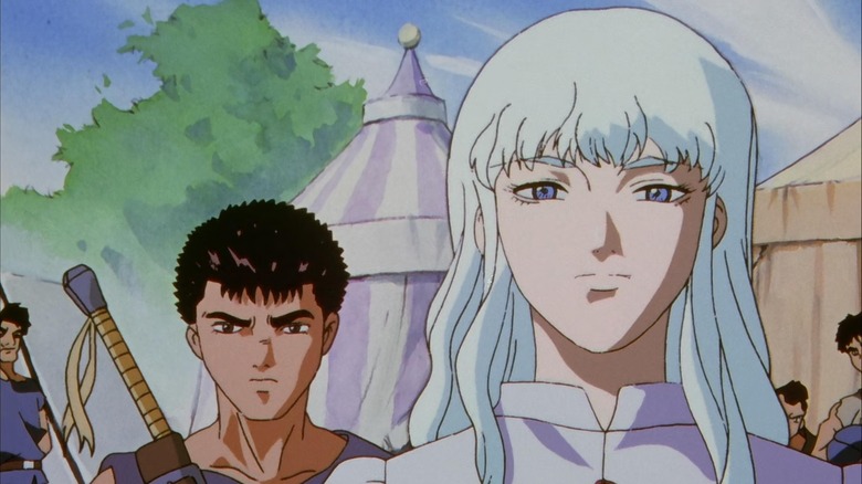 Berserk 1997 anime Guts Griffith Band of the Hawk