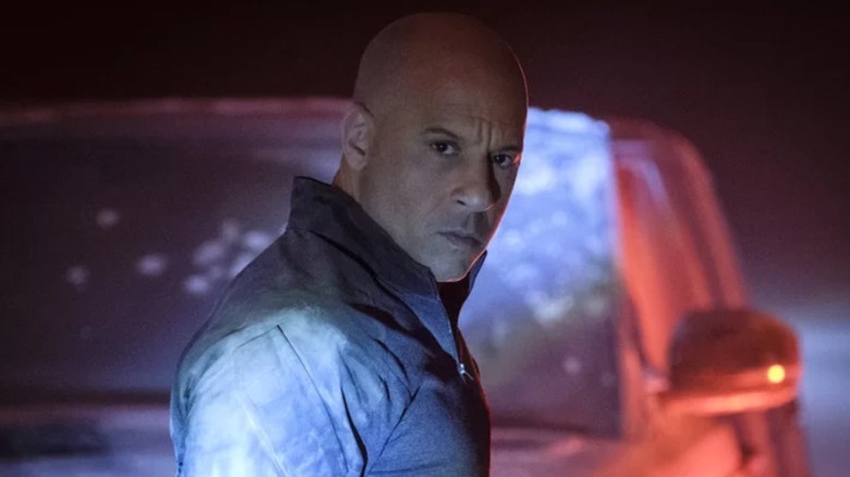 Vin Diesel in a tunnel