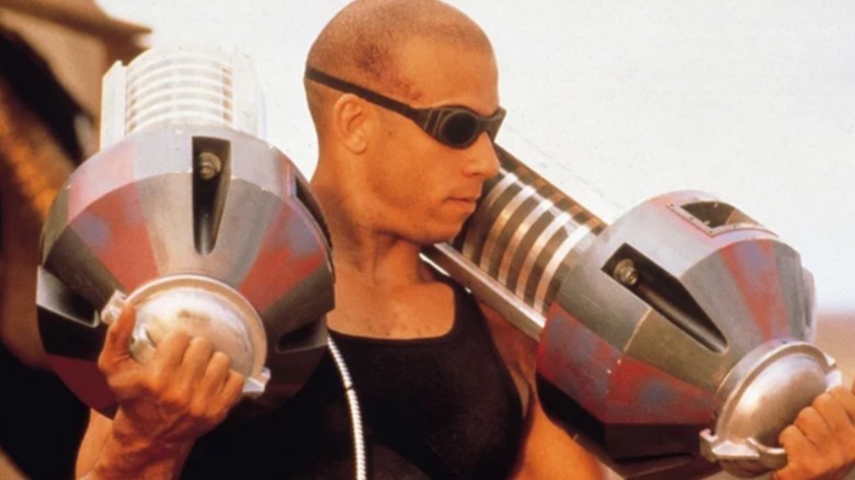 Vin Diesel lifts sci-fi props