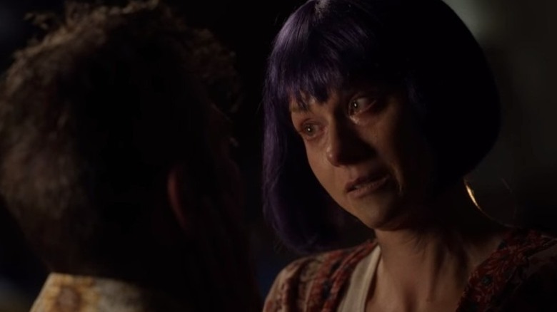 Walking Dead Lucille purple hair flashback