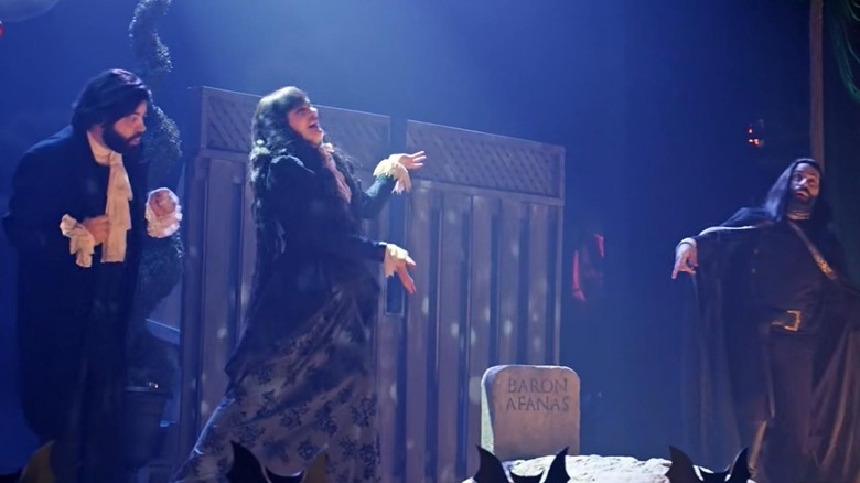 Actors impersonate Nadja, Laszlo and Nandor