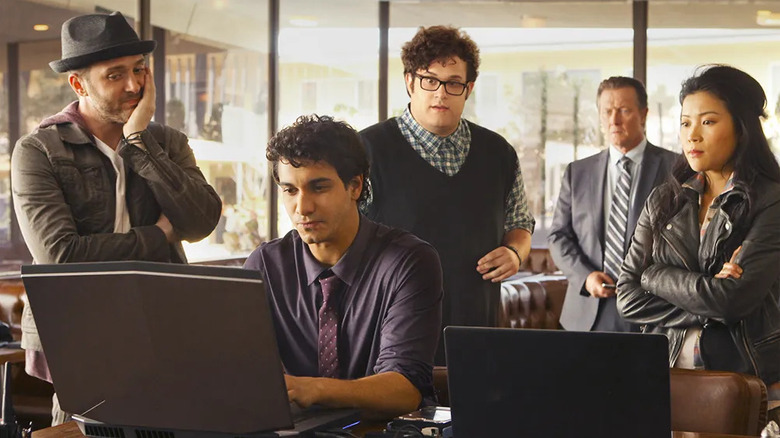 Walter and his team are watching a computer in Scorpio