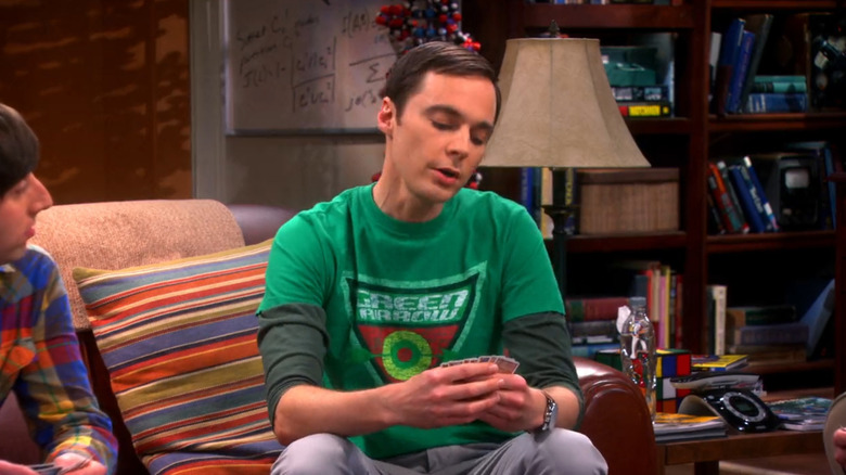 Jim Parsons as Sheldon Cooper on The Big Bang Theory