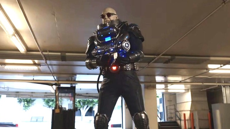 Mr. Freeze in a parking garage in Stuart Fails to Save the Universe