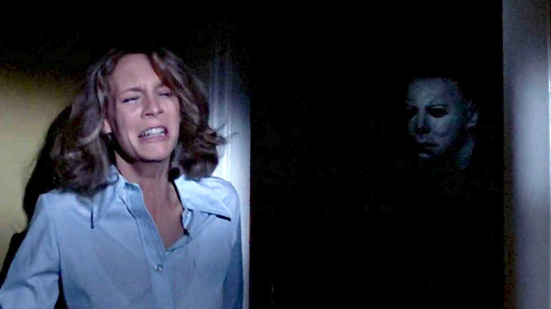 Michael Myers stalks Laurie Strode