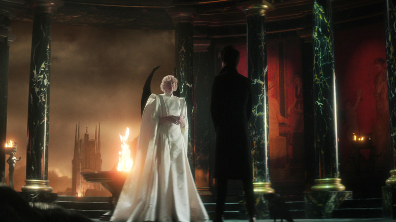 The Sandman in Hell with Lucifer