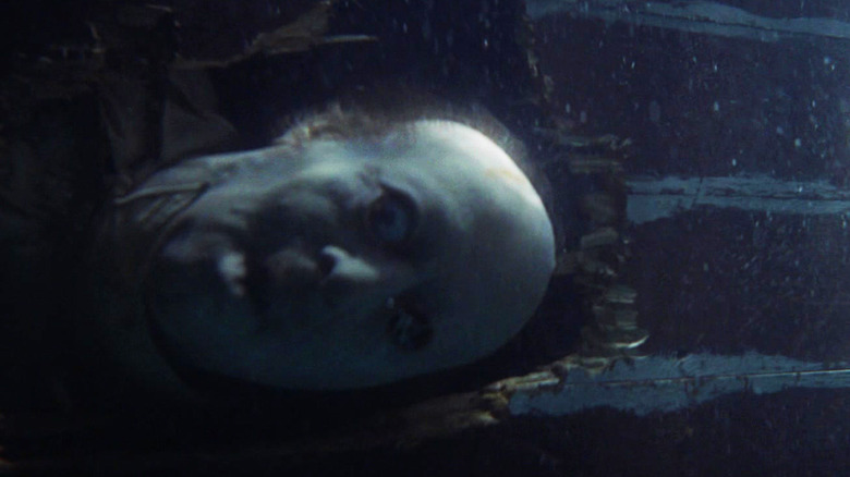 Ben Gardner master rises from embedded boat in jaws