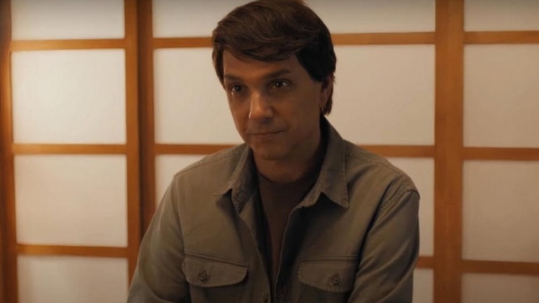 Daniel La Roso is staring at the distance in Karate Kid: myths