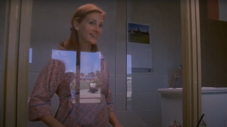 Jolene, played by Julia Roberts, stands behind panes of glass in Grand Champion