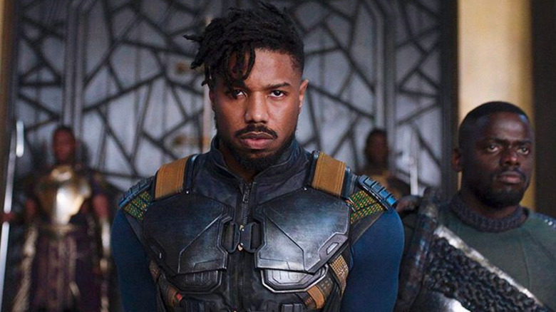Michael B. Jordan as Erik "Killmonger" Stevens in Black Panther