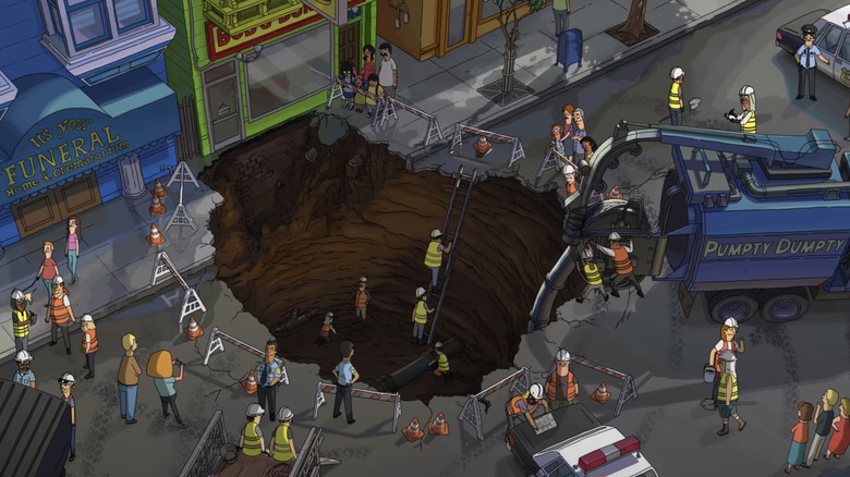 The Bob's Burgers Movie Sinkhole