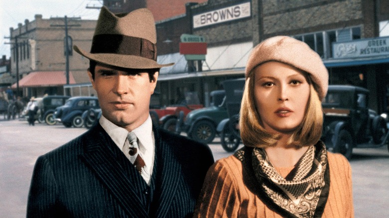 Warren Beatty and Faye Dunaway in Bonnie and Clyde