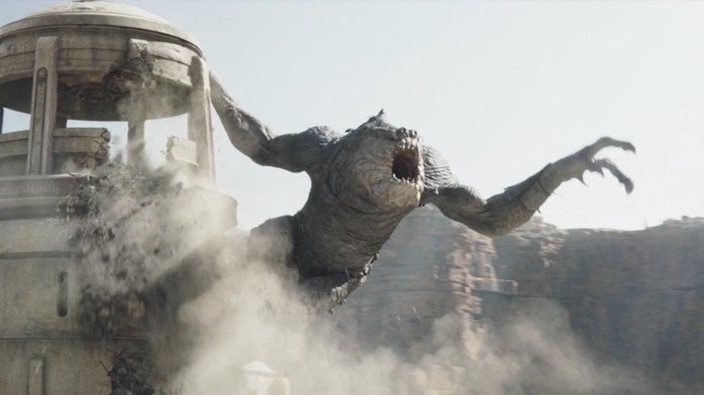 A rancor poses as King Kong