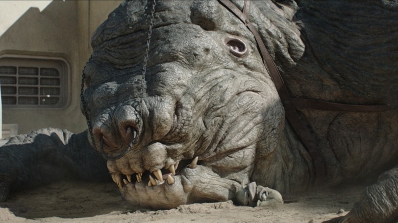 Grogu and the Rancor