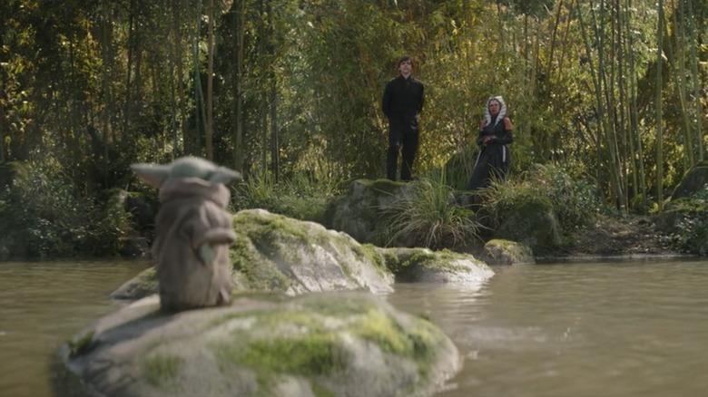 Grogu, Luke Skywalker, and Ahsoka Tano