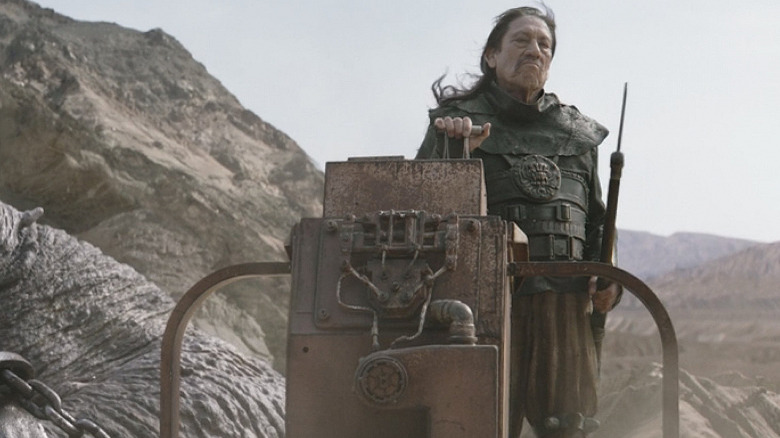 Danny Trejo as the rancor trainer in The Book of Boba Fett