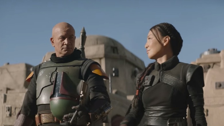 Book of Boba Fett Ming-Na Wen and Temuera Morrison