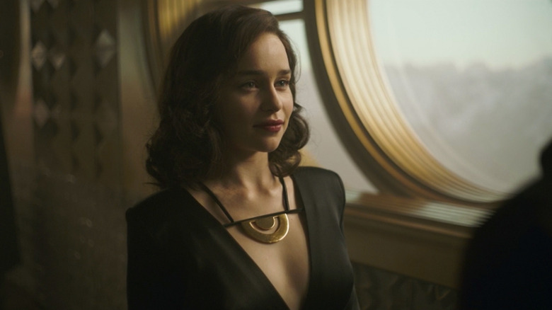 Emilia Clarke as Qi'ra in Solo: A Star Wars Story