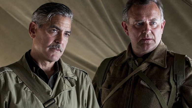 Two monuments men standing