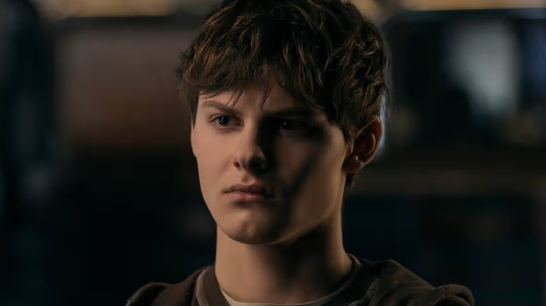 Cameron Crovetti as Ryan Butcher, scowling in The Boys.