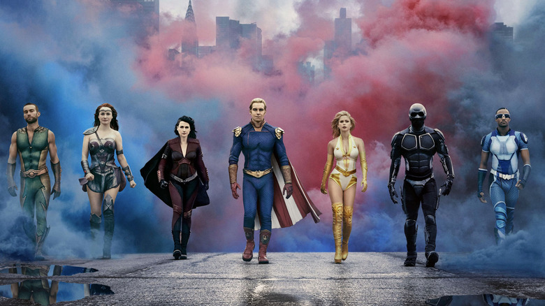 The Boys The Seven temporada 2 The Deep Queen Maeve Stormfront Homelander Starlight Black Noir A-Train