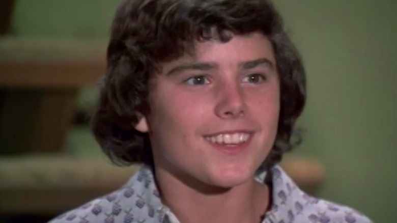 Christopher Knight's Peter Brady looking happy on The Brady Bunch