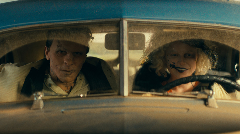 Frank and the Bride go for a ride in The Bride!