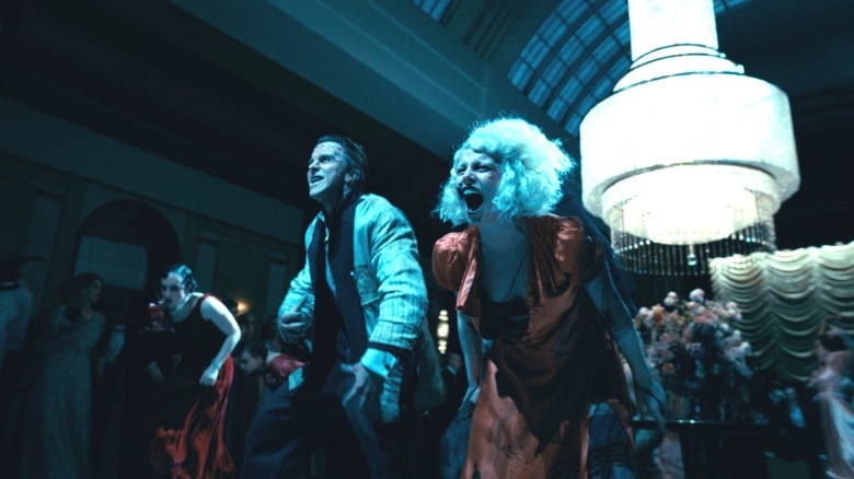 Frank and the Bride (and others) have a big dance number in The Bride!