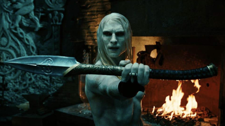 Prince Nuada training with his sword in Hellboy II: The Golden Army