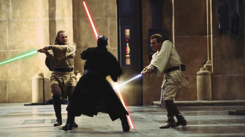 The Phantom Menace lightsaber battle