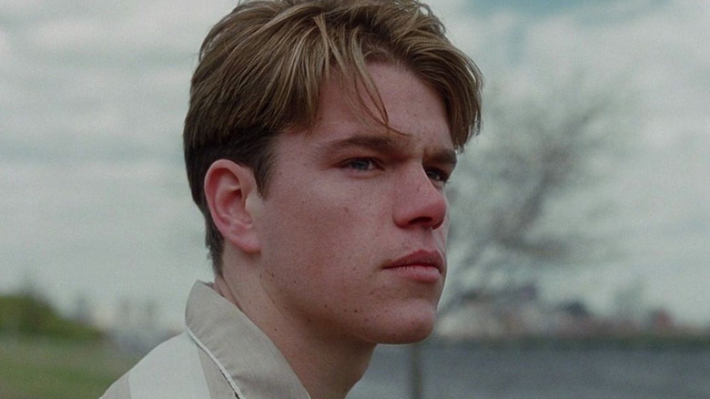 Will Hunting looking off into the distance in Good Will Hunting