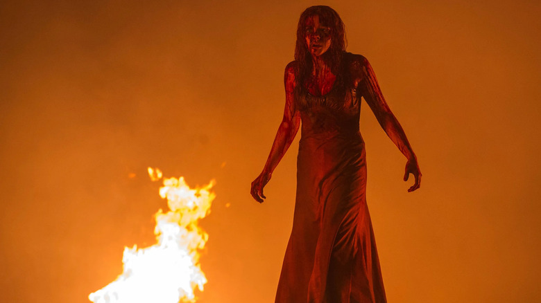 Chloë Grace Moretz stars as the titular telekinetic teen in the 2013 Carrie remake