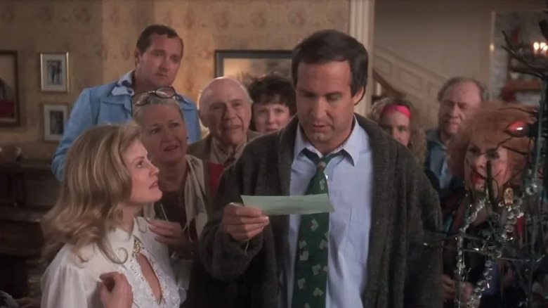 The cast of National Lampoon's Christmas Vacation (1989)
